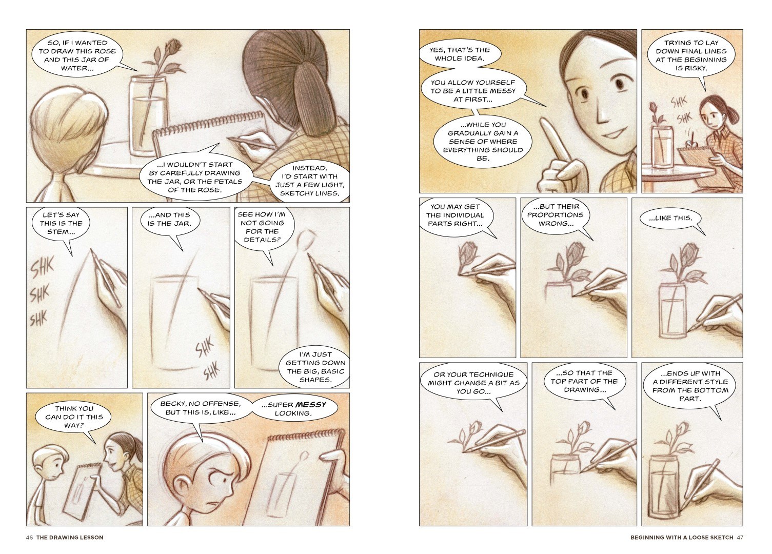 1505x1080 The Drawing Lesson