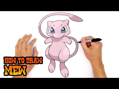 480x360 How To Draw Mew (Pokemon) Kids Art Lesson