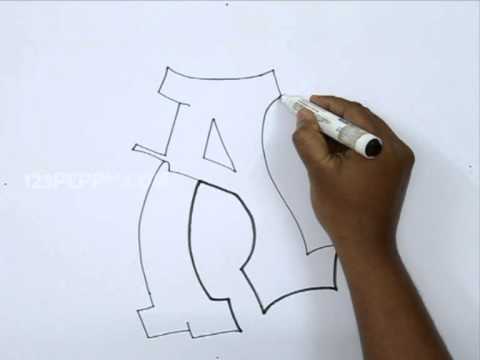 480x360 How To Draw Graffiti Letter