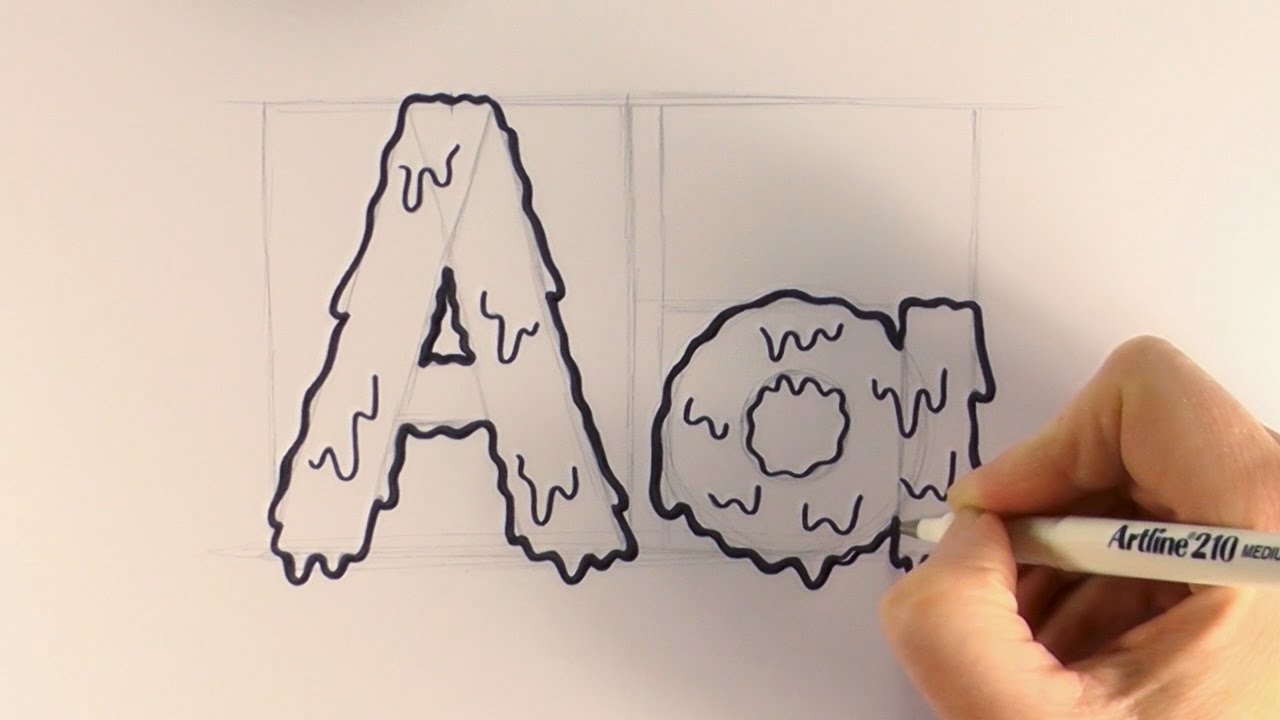 1280x720 How To Draw Cartoon Halloween Slime Letternd