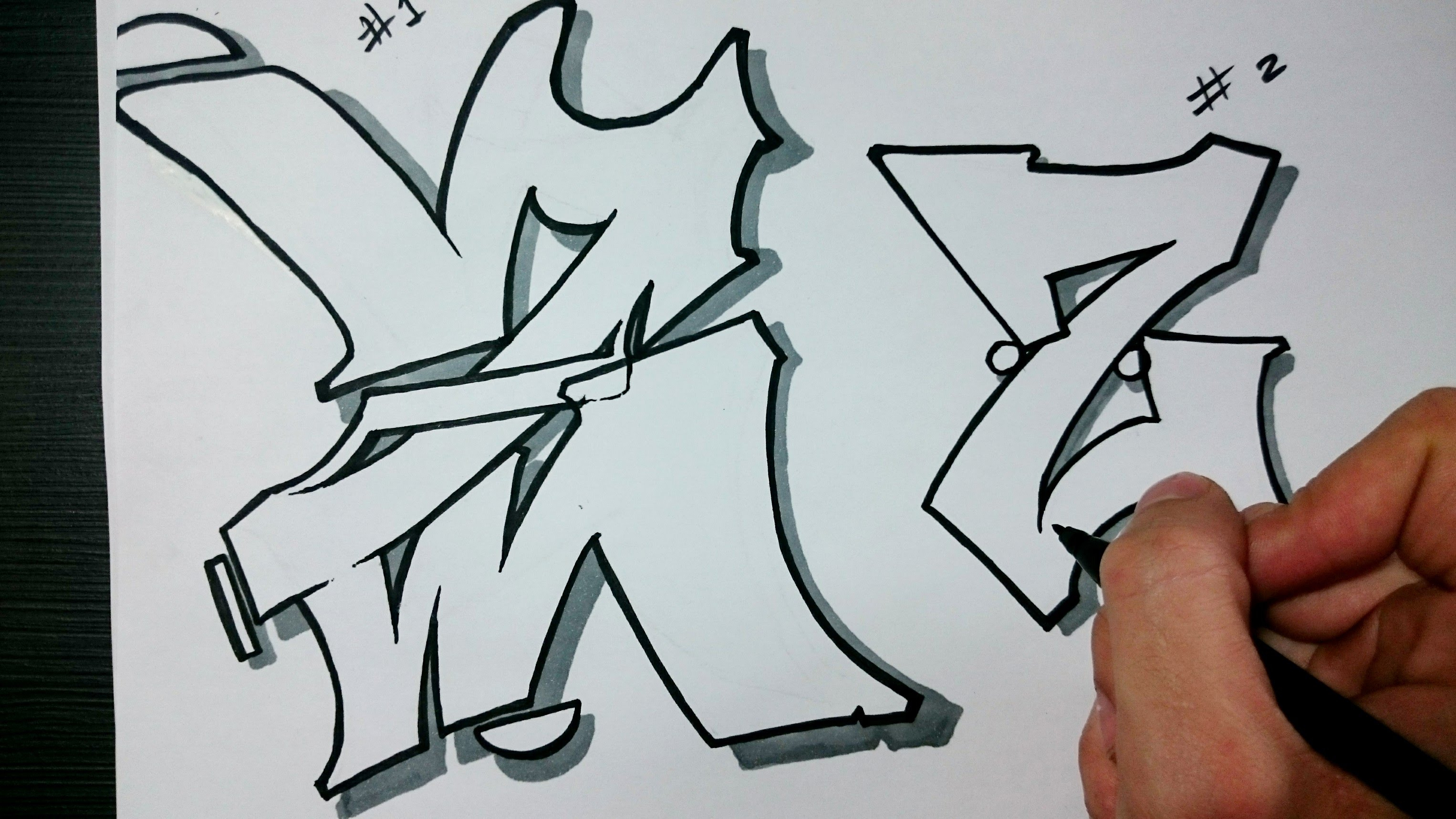 3052x1717 Art Drawing Graffiti A To Z In 3d How To Draw Graffiti Letter Z