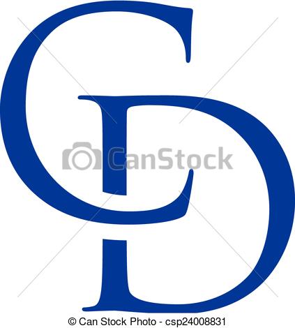423x470 Initials With Letter C And Letter D Vectors