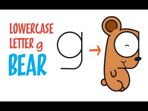 480x360 Letter Drawing How To Draw A Bear From The Letter G