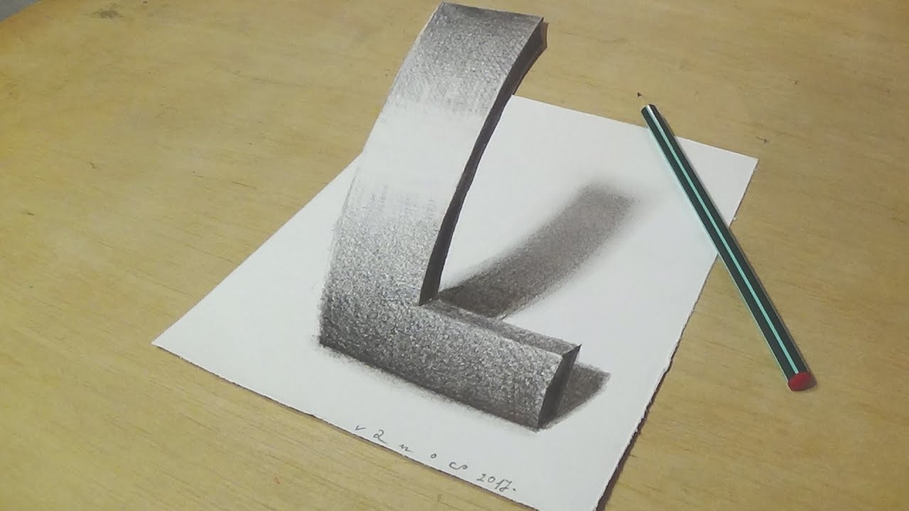 1280x720 How To Draw Letter L