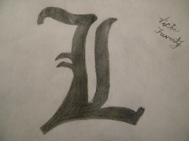 640x480 The Letter L Version 2 Old English Font By The7deadlysinsofgod