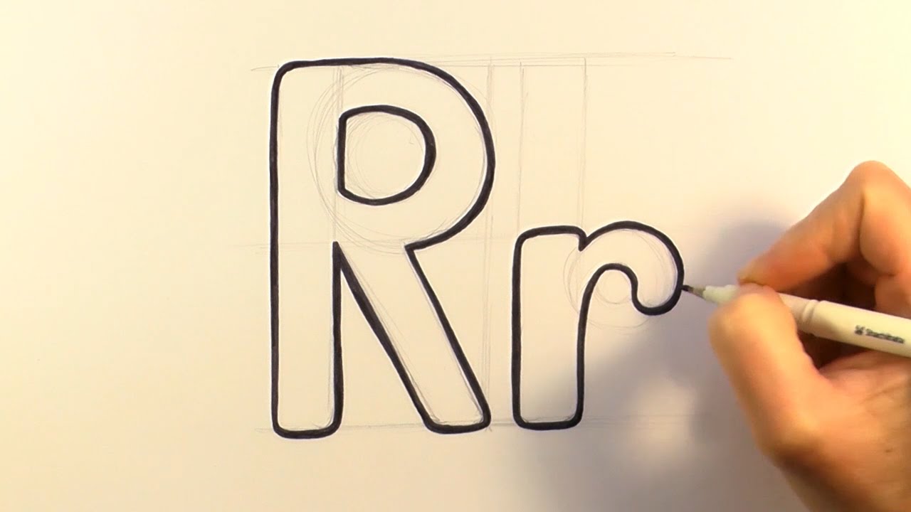 Letter R Drawing at GetDrawings | Free download
