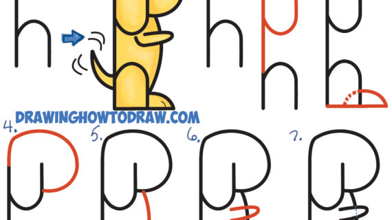 570x320 Simple Drawing For Kids Using Shapes How To Draw Cartoon Couple