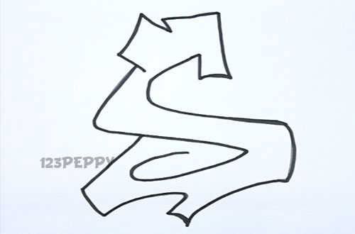 500x330 How To Draw Graffiti Letters Step By Step Video One For Each