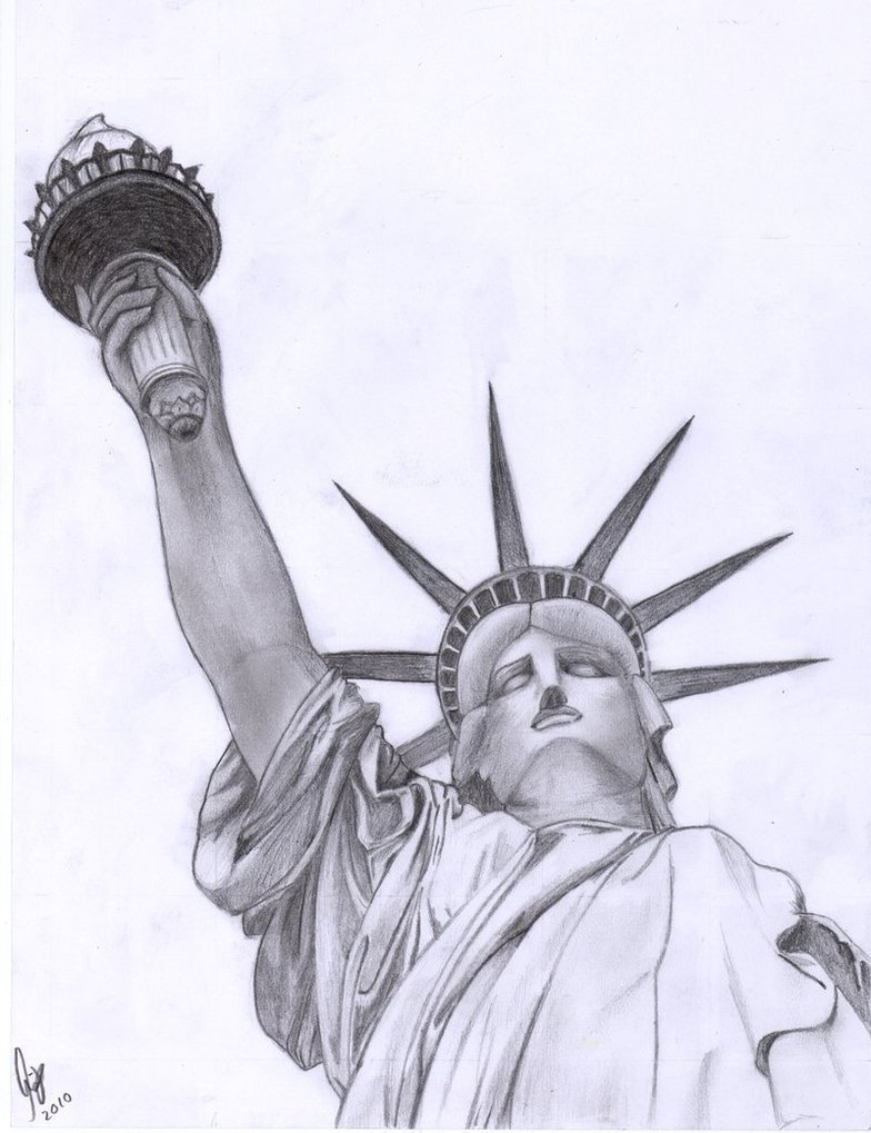 784x1019 Statue Of Liberty By Mille94