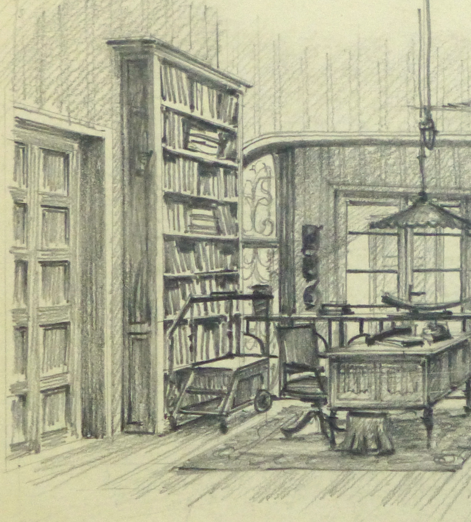 1546x1712 Give Me A Pencil Sketch Of Library