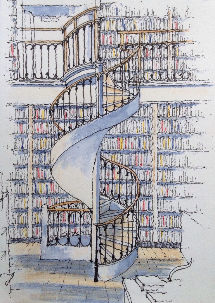 736x1034 Pin By Rik Peel On Claude Spiral Staircases And Sketches