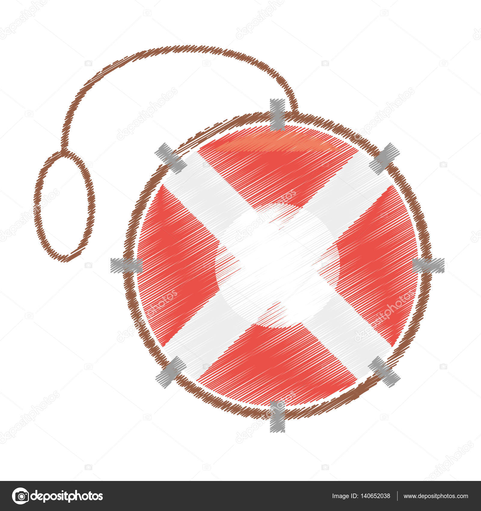 1600x1700 Drawing Life Buoy Rescue Saver Boat Stock Vector Djv