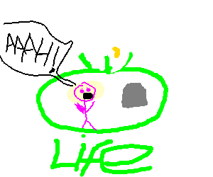 300x250 Pink Man Shouts