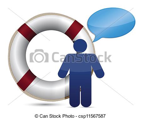450x379 Sos Lifesaver Message Icon Illustration Design Over White Vector