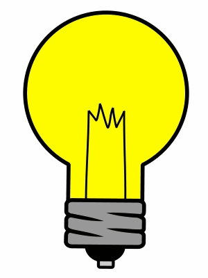 300x400 Drawing A Cartoon Light Bulb
