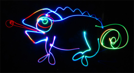 450x244 Photo Tip How To Take Photographs With Light Drawings