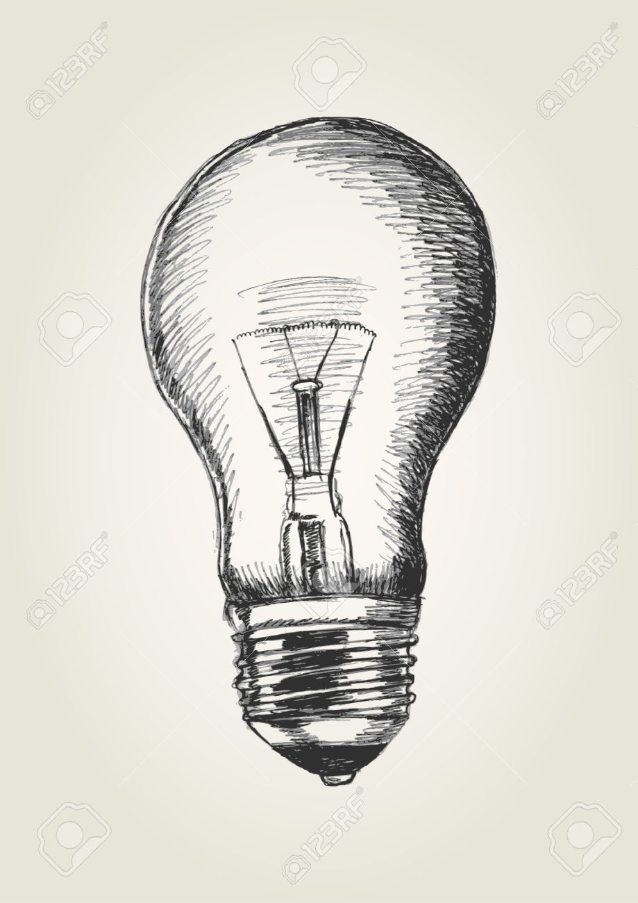 Lightbulb Drawing at GetDrawings | Free download