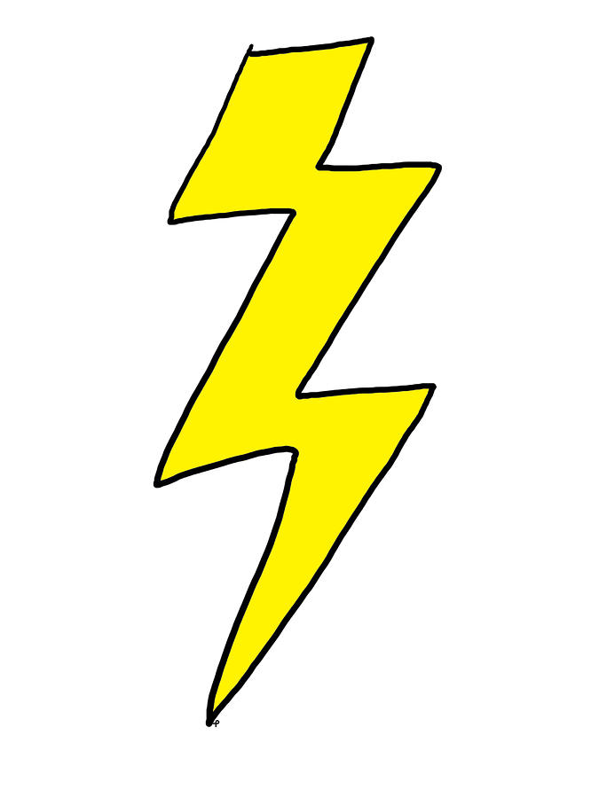 675x900 Lightning Bolt Drawing