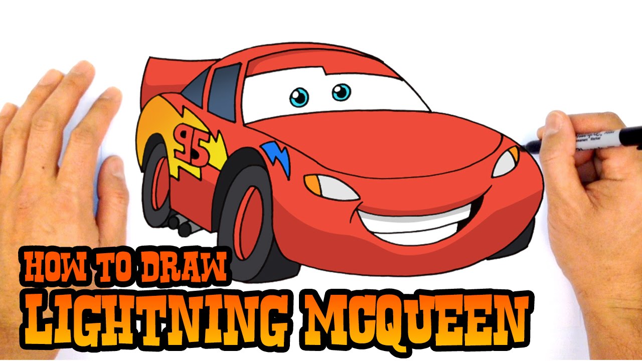 1280x720 How To Draw Lightning Mcqueen Cars 3