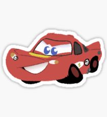 210x230 Lightning Mcqueen Drawing Stickers Redbubble