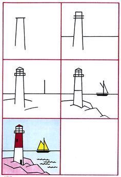 236x346 Do Your Kids Want To Draw The Five Lighthouses Featured On The New