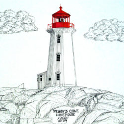 250x250 Lighthouse Drawing, Pencil, Sketch, Colorful, Realistic Art Images