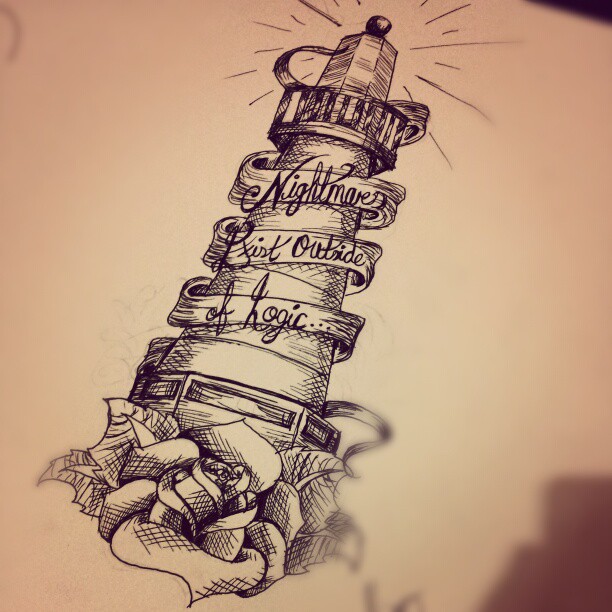 612x612 Alan Wake Lighthouse Tattoo By Ancora Kimberley