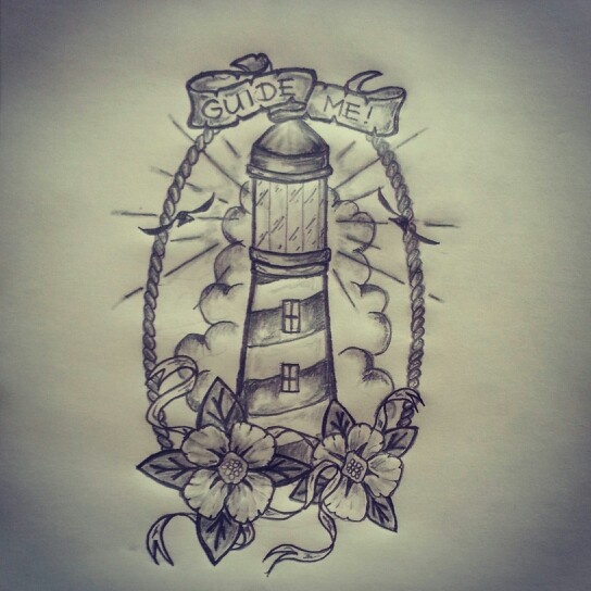 Lighthouse Tattoo Drawing at GetDrawings | Free download
