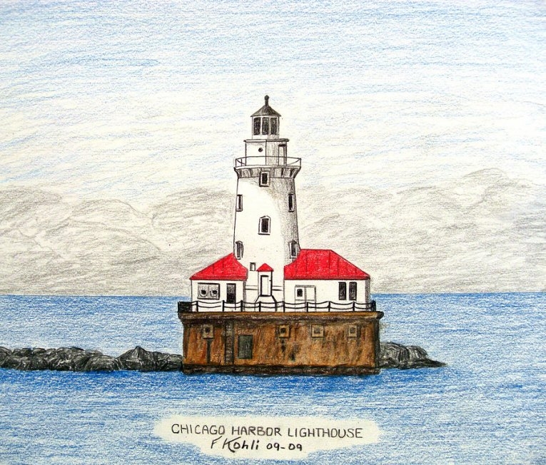 765x652 Drawing Of Lighthouses