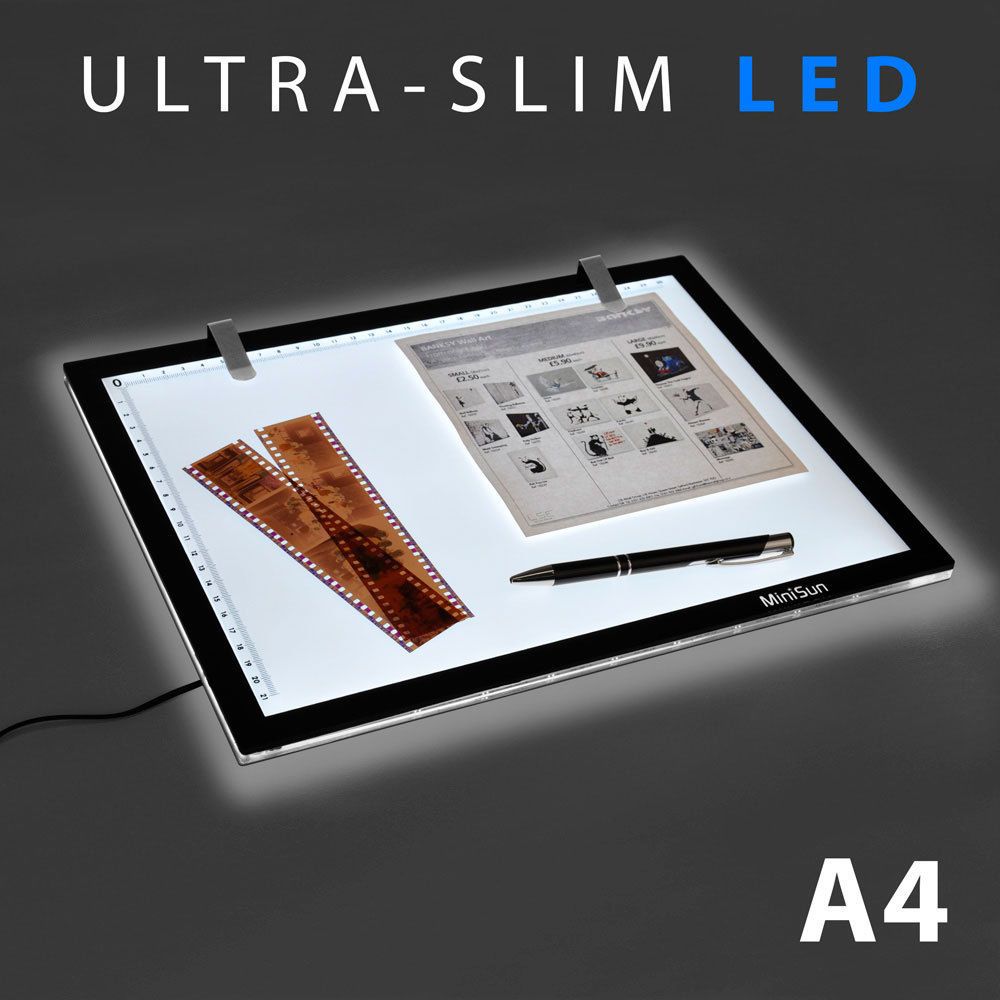 1000x1000 A4 Led Ultra Slim Art Craft Stencil Tracing Tattoo Light Box Pad