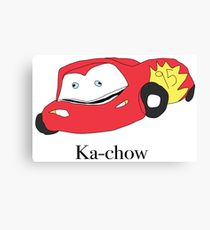 210x230 Lightning Mcqueen Drawing Canvas Prints Redbubble