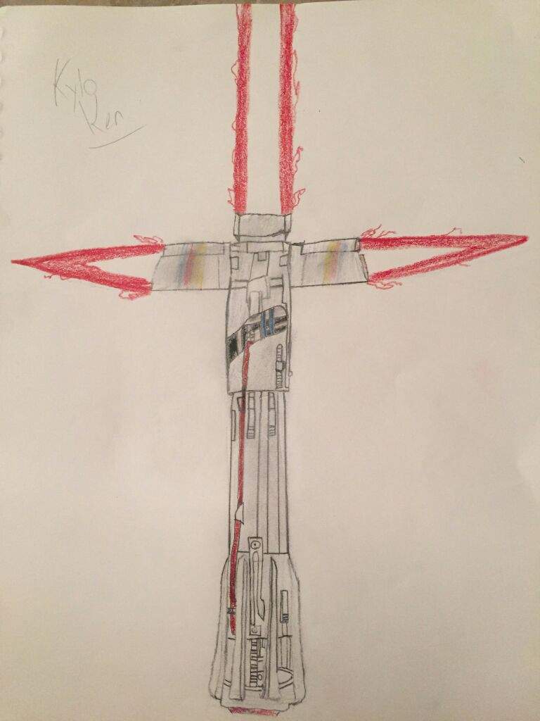 768x1024 Kylo Ren Lightsaber Drawing! Star Wars Amino