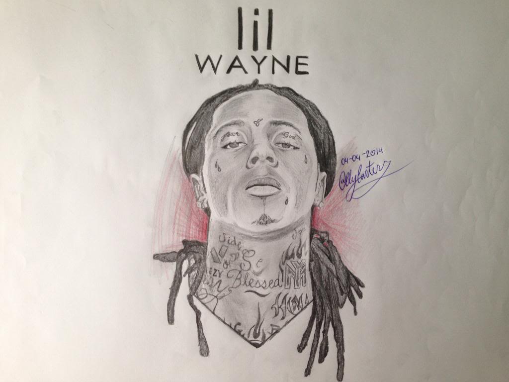 1024x768 New Lil Wayne Drawing.