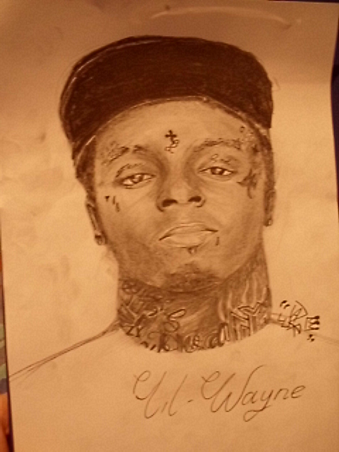 480x640 Lil Wayne Drawing By Wazproductionz
