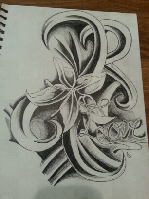 306x408 Lily Drawing By Almightytinman