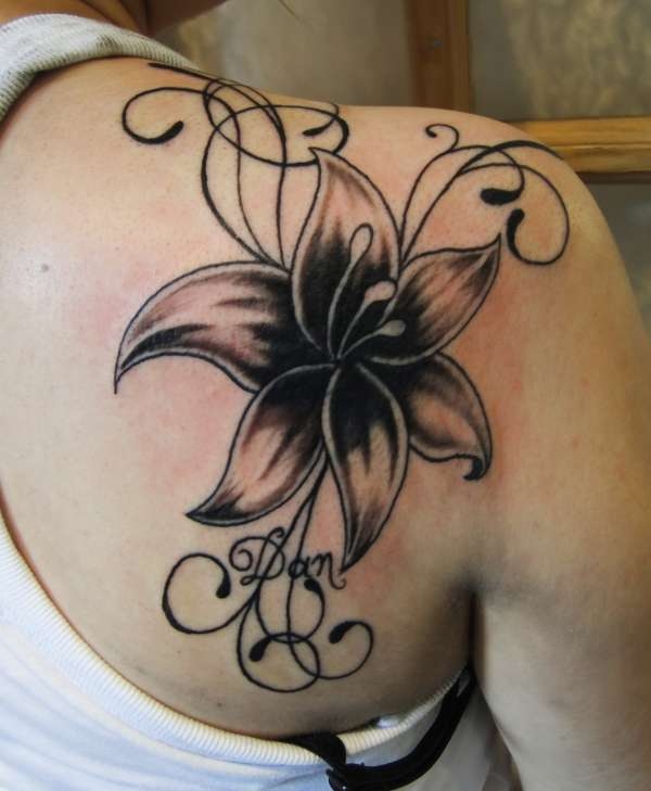 600x729 30 Beautiful And Traditional Lily Flower Tattoos With Meanings