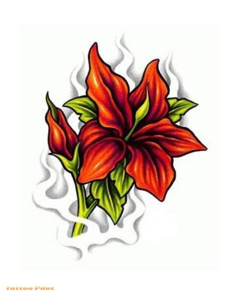 485x600 Lily Flower Tattoo Designs Timeless Symbols Of Expression