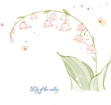457x429 Free Hand Drawn Lily Of The Valley Vector Illustration Hand