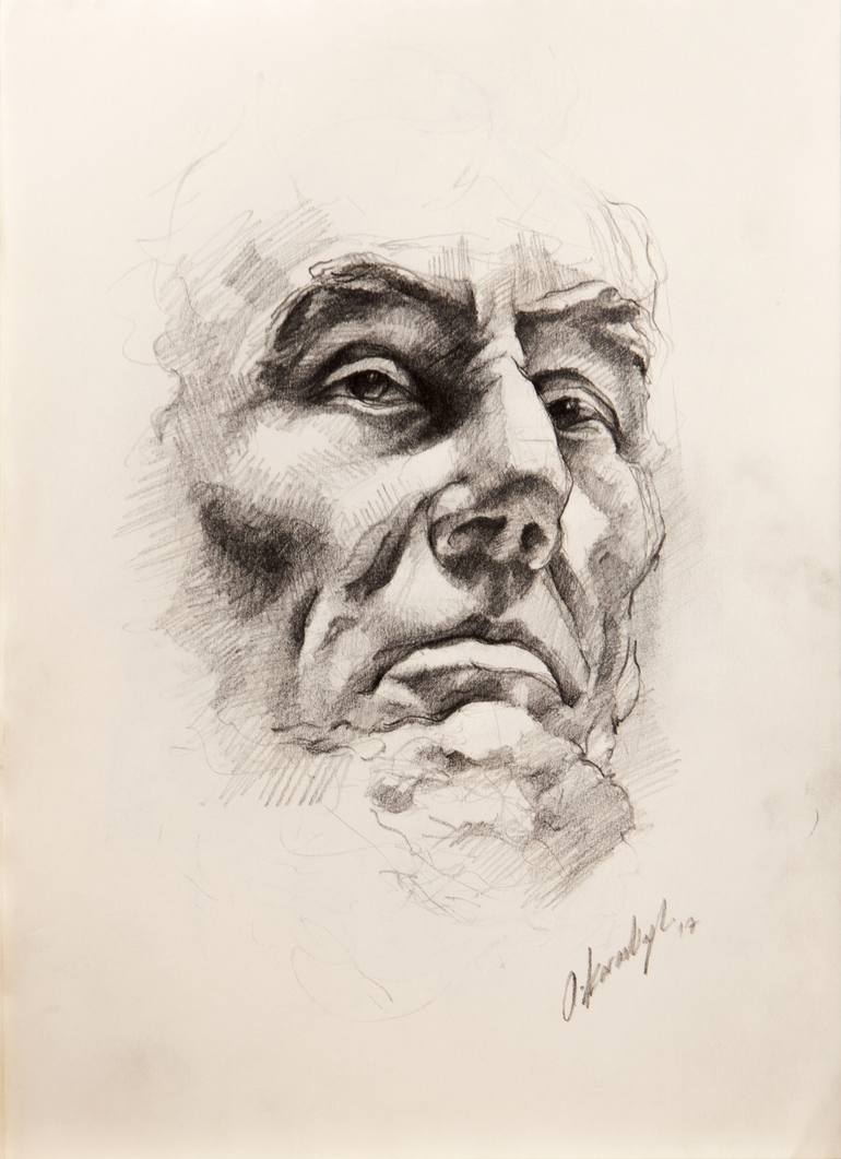 770x1061 Saatchi Art Portrait Of Abraham Lincoln Drawing By Onur Karaalioglu