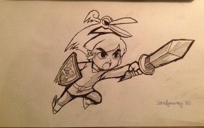400x252 Toon Link [Zeldaminish Cap,fan Art] By Sandymurray90