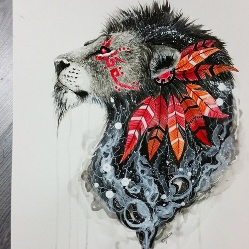 500x500 Most Popular Tags For This Image Include Lion, Art, Drawing