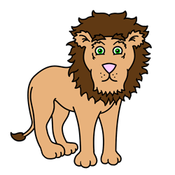 250x250 How To Draw A Lion