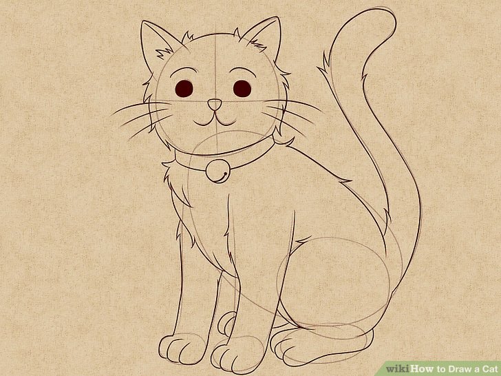 728x546 The 4 Best Ways To Draw A Cat