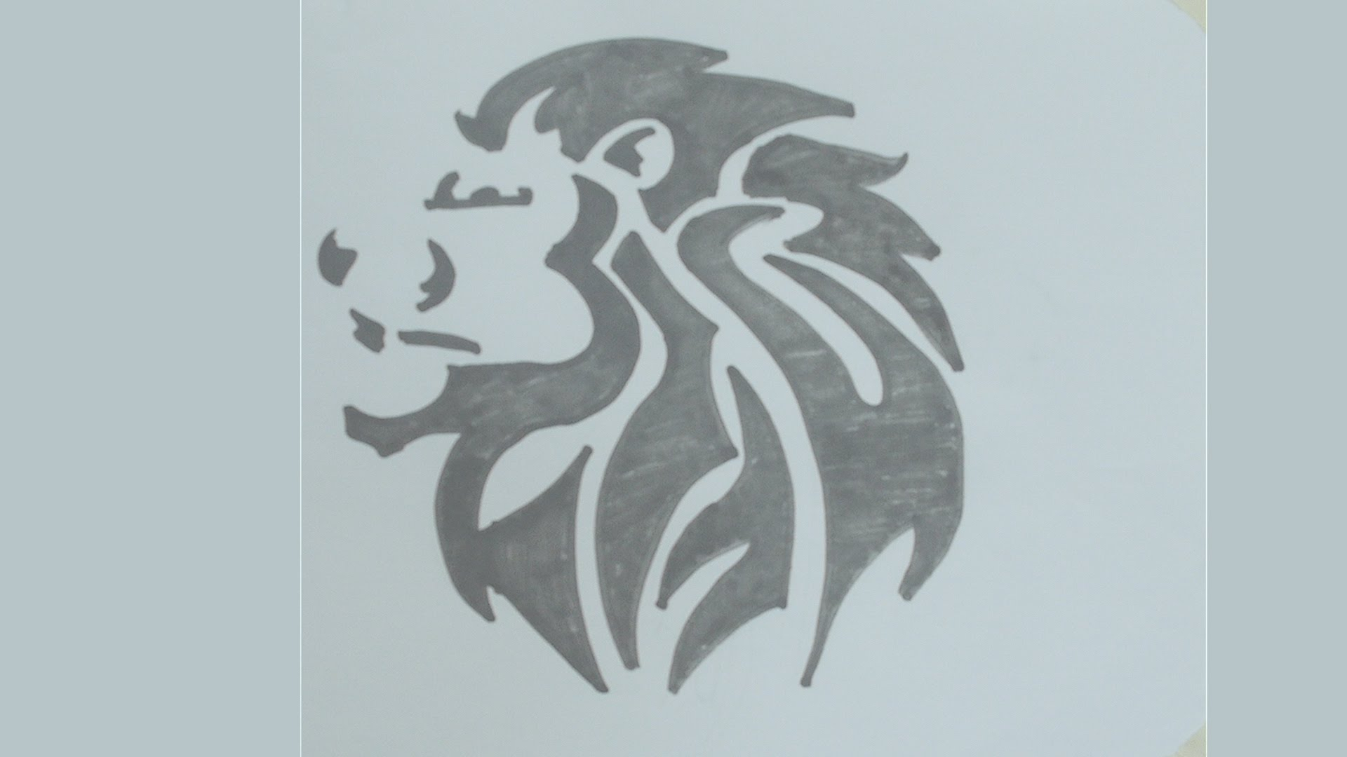 1920x1080 Easy Lion Face Drawing Simple Lion Head Drawing Easy Lion Face