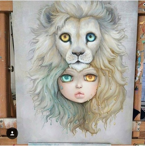 500x503 Just A Little Girl Ang Ger Lion On We Heart It