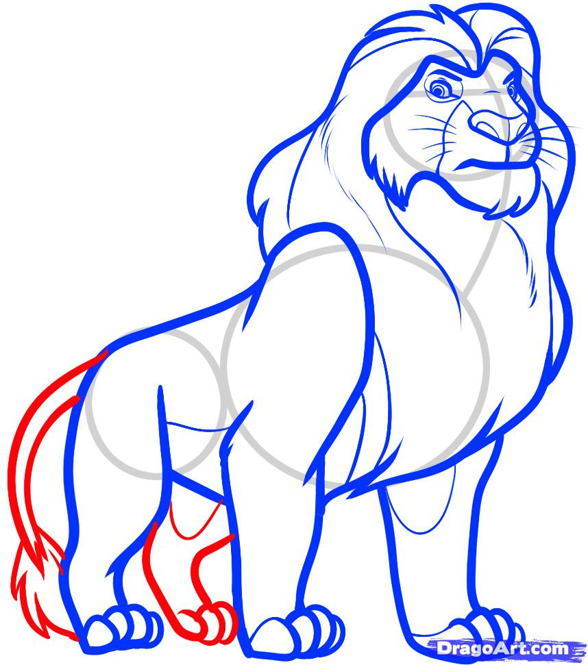 Lion King Characters Drawing at GetDrawings | Free download