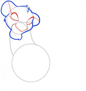 286x302 How To Draw Simba, Lion King Step 3 Drawings Simba