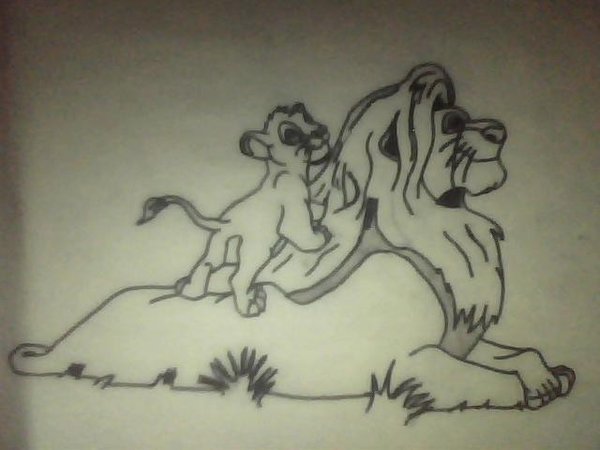 600x450 My Lion King Drawing By Noonecaresaboutit