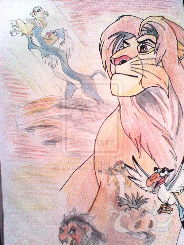 600x800 The Lion King Pencil Drawing By Lombax World Creator