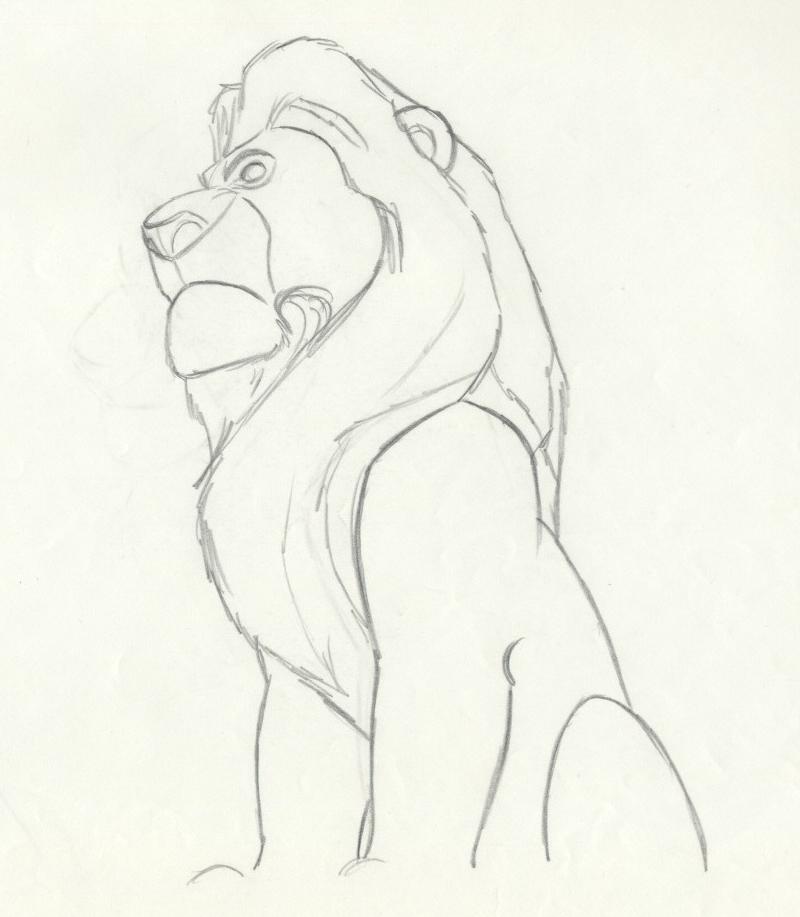 Lion King Mufasa Drawing at GetDrawings | Free download